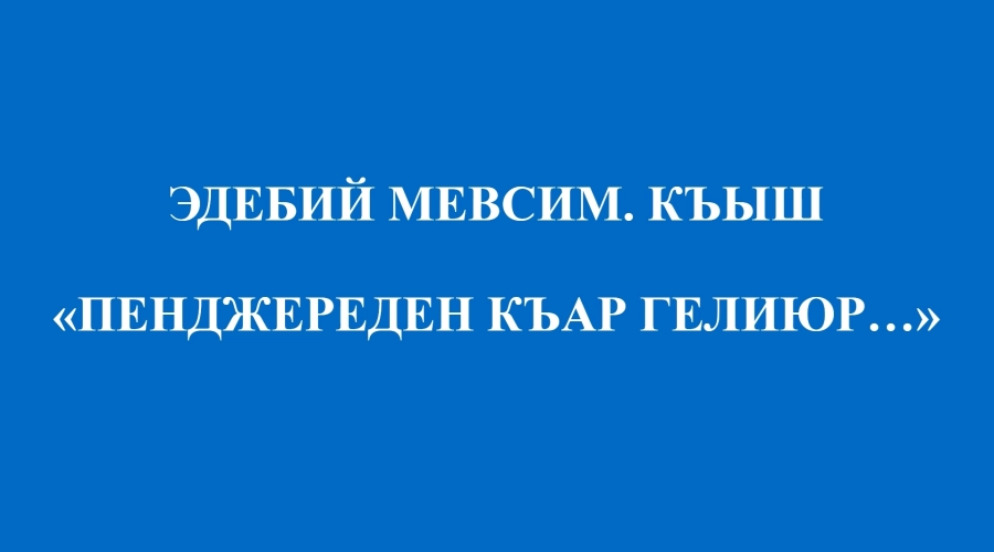 Литературные сезоны. Зима   «Падает снег за окном…»